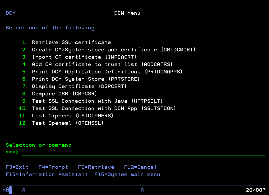 Gestión de AC con QMGTOOLS en IBM i